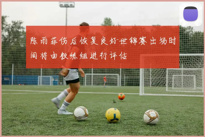 陈雨菲伤后恢复良好世锦赛出场时间将由教练组进行评估